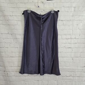 Jonathan Martin Deep Purple Satin Skirt Vtg 90s Y2k Jonathan Marin Liquid Satin